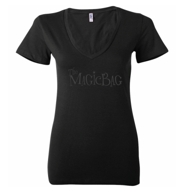womens-vneck-black-logo-front